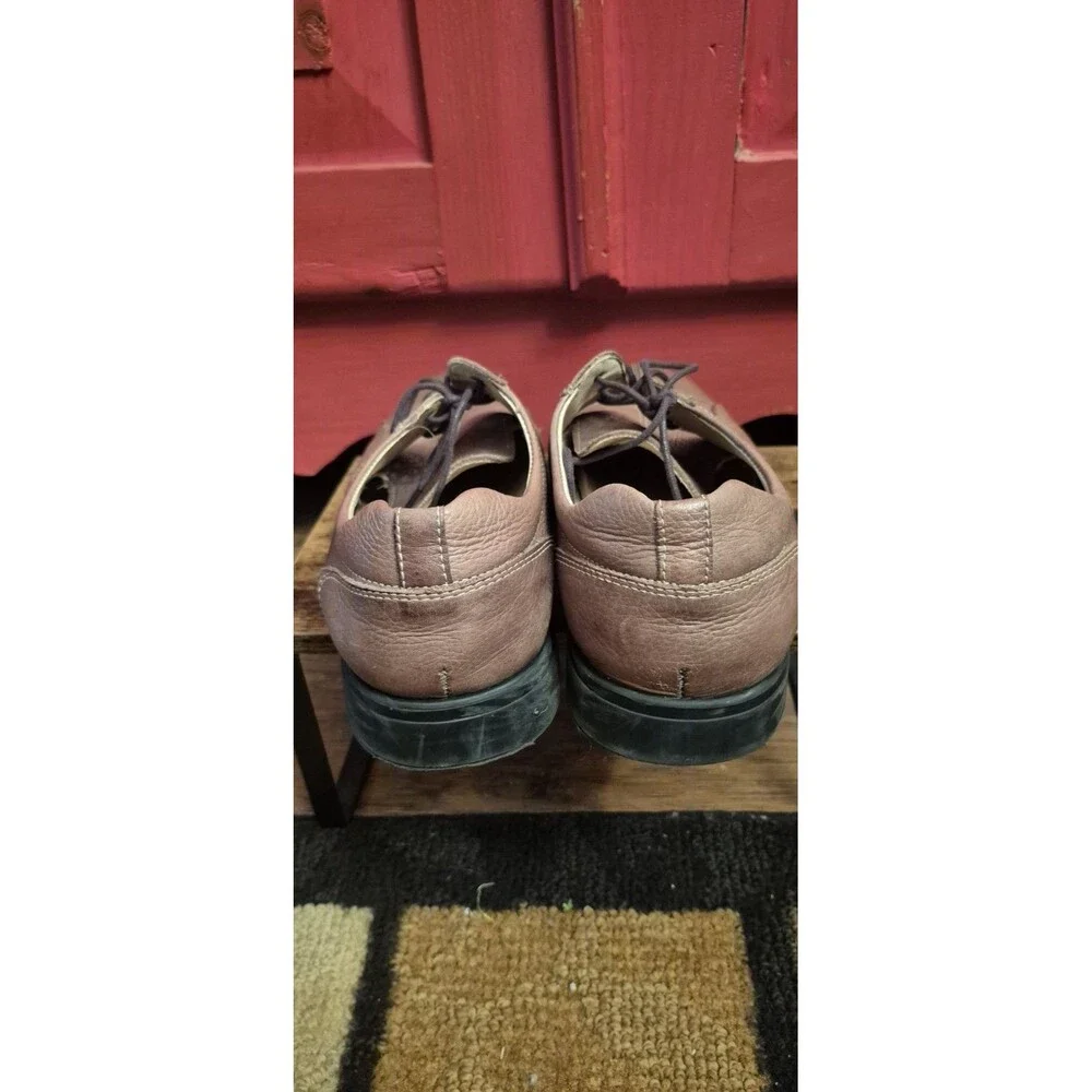 Studio Belvedere Men's Size 11D BayBridge Pebbled Brown Leather Split Toe EUC